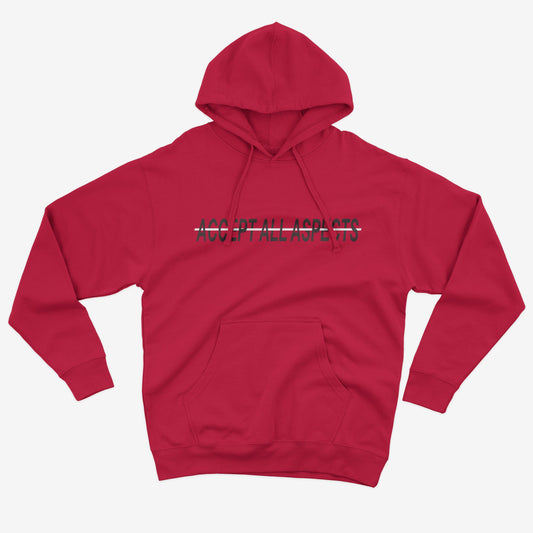Aspect "Accept All Aspects" Unisex Pullover Hoodie - Clothing - Anytime Apparel Cranbrook
