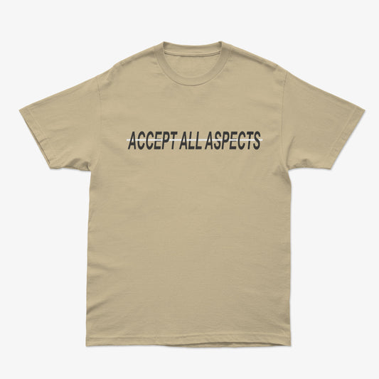 Premium Accept All Aspects T-Shirt - Clothing - Anytime Apparel Cranbrook