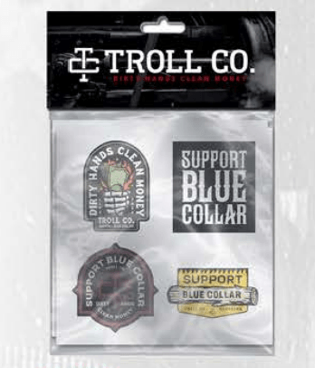 Troll Co. Matte Attack (Hard Hat Sticker Pack) - Accessories - Anytime Apparel Cranbrook