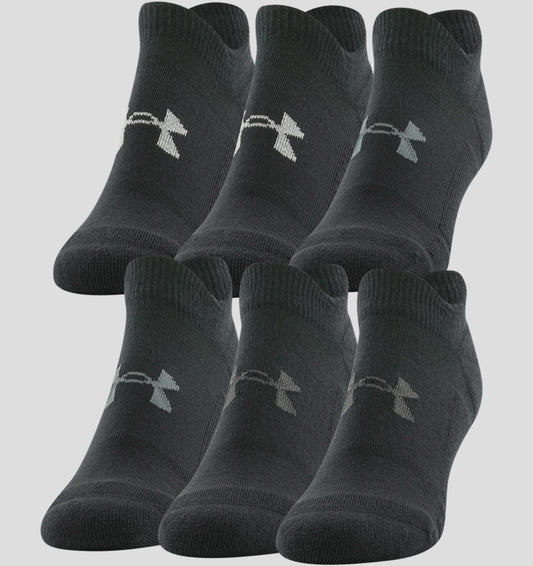 UA Woman's Cushioned No Show Socks - 6 Pack - Accessories - Anytime Apparel Cranbrook