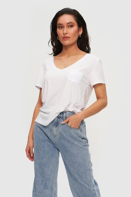 Kuwalla Tee Vneck Pocket Tee