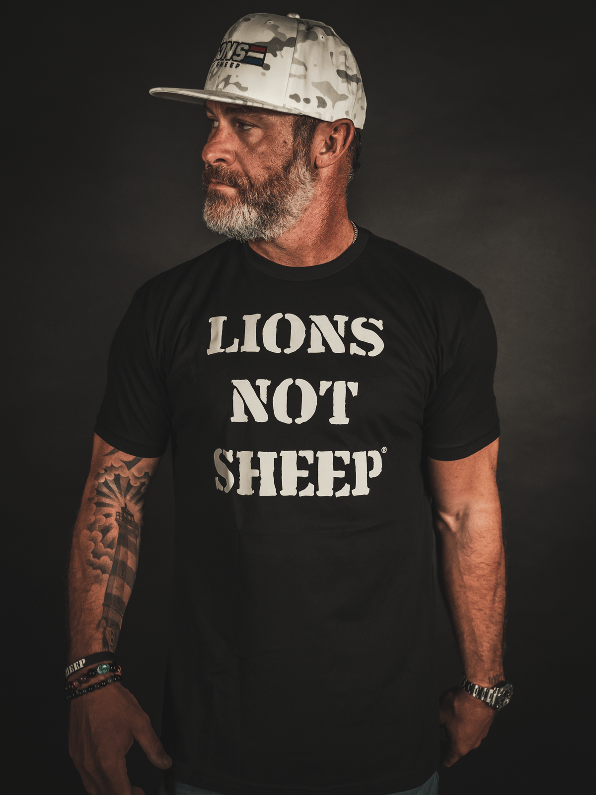 Lions Not Sheep OG Tee - General - Anytime Apparel Cranbrook